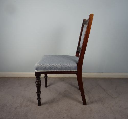 SET OF 12 MAPLE CO LONDON WALNUT DINING CHAIRS - ADDITIONAL PHOTO 1