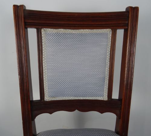 SET OF 12 MAPLE CO LONDON WALNUT DINING CHAIRS - ADDITIONAL PHOTO 3