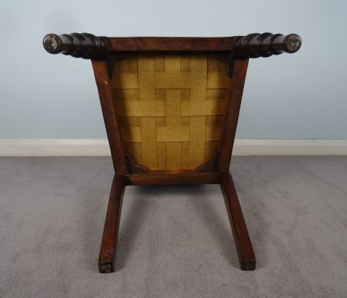 SET OF 12 MAPLE CO LONDON WALNUT DINING CHAIRS - ADDITIONAL PHOTO 7