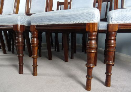 SET OF 12 MAPLE CO LONDON WALNUT DINING CHAIRS - ADDITIONAL PHOTO 16