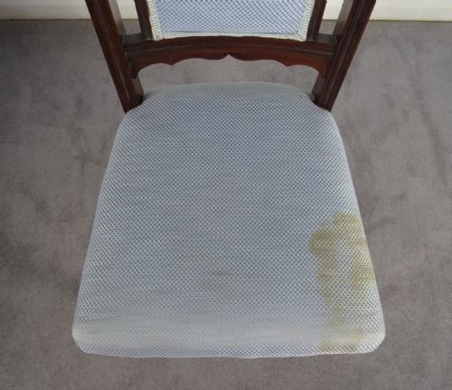 SET OF 12 MAPLE CO LONDON WALNUT DINING CHAIRS - ADDITIONAL PHOTO 17