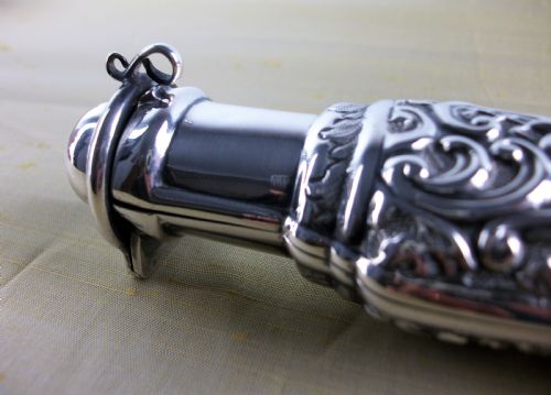 RARE VICTORIAN SILVER GILT SCENTPERFUME BOTTLE - ADDITIONAL PHOTO 16