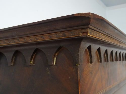 18TH CENTURY GEORGIAN MAHOGANY BUREAU BOOKCASE - ADDITIONAL PHOTO 11