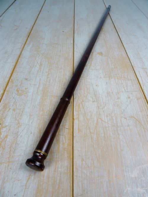 C19TH HORSE MEASURING WALKING STICK - ADDITIONAL PHOTO 9