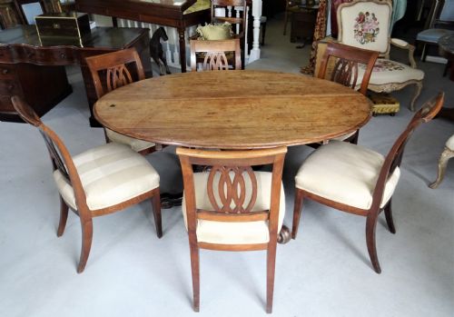 19TH C WALNUT OVAL DINING TABLE - ADDITIONAL PHOTO 9