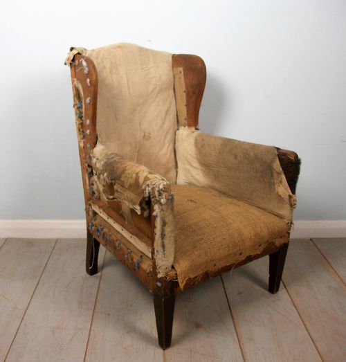CHILDS WING CHAIR AND BEAR - ADDITIONAL PHOTO 1