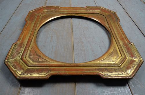 GILT ITALIAN PICTURE FRAME ROUND MOUNT - ADDITIONAL PHOTO 10