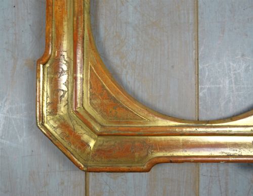 GILT ITALIAN PICTURE FRAME ROUND MOUNT - ADDITIONAL PHOTO 5