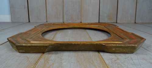 GILT ITALIAN PICTURE FRAME ROUND MOUNT - ADDITIONAL PHOTO 6