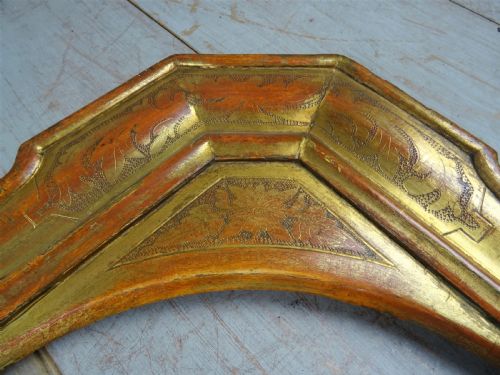 GILT ITALIAN PICTURE FRAME ROUND MOUNT - ADDITIONAL PHOTO 11