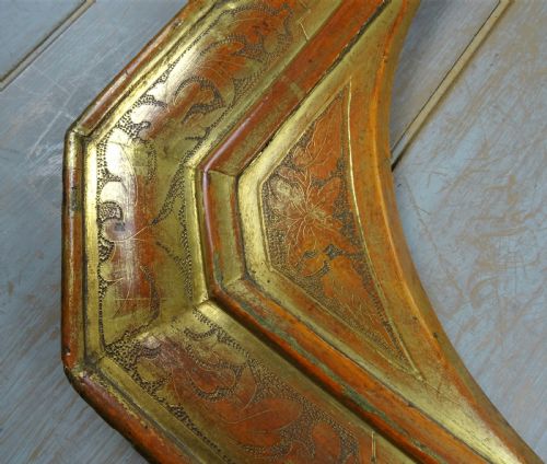 GILT ITALIAN PICTURE FRAME ROUND MOUNT - ADDITIONAL PHOTO 13