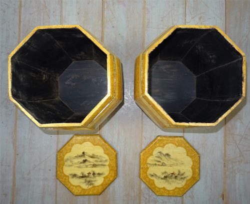 ANTIQUE CHINESE PAINTED BARREL SEATS - ADDITIONAL PHOTO 10