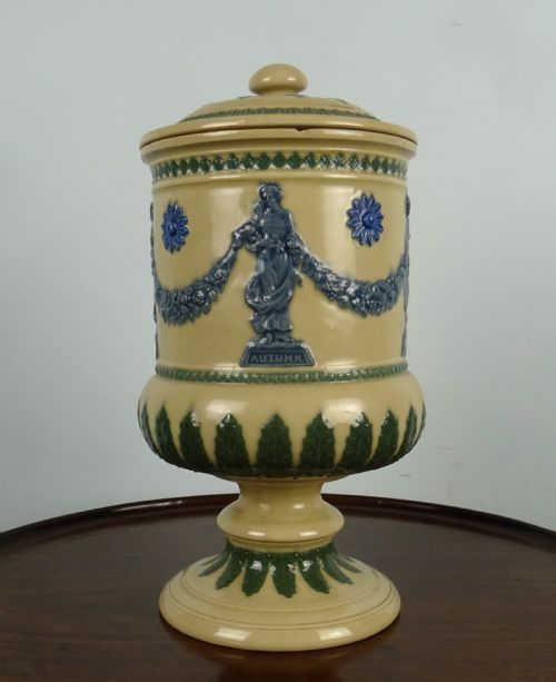 ANTIQUE DOULTON LAMBETH STONEWARE SPRING WATER FILTER DISPENSER - ADDITIONAL PHOTO 8