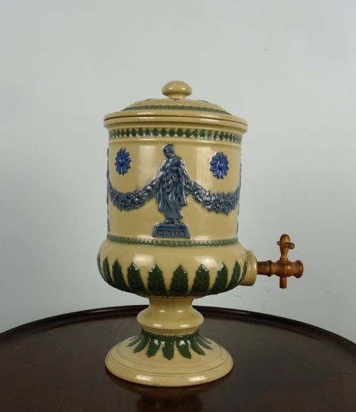 ANTIQUE DOULTON LAMBETH STONEWARE SPRING WATER FILTER DISPENSER - ADDITIONAL PHOTO 1