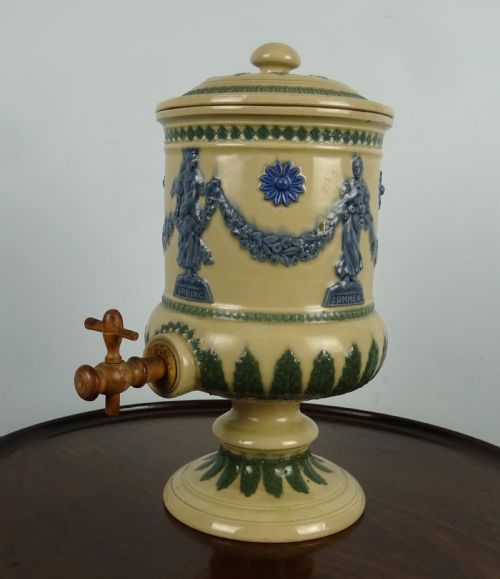 ANTIQUE DOULTON LAMBETH STONEWARE SPRING WATER FILTER DISPENSER - ADDITIONAL PHOTO 2
