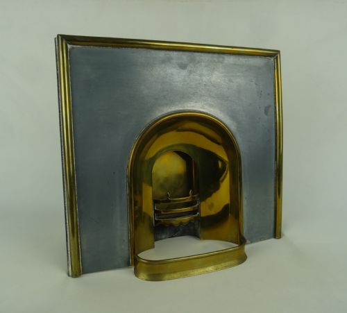 VICTORIAN BRASS AND STEEL FIREPLACE SALESMANS SAMPLE - ADDITIONAL PHOTO 1