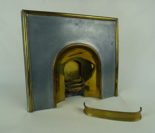 VICTORIAN BRASS AND STEEL FIREPLACE SALESMANS SAMPLE - ADDITIONAL PHOTO 2