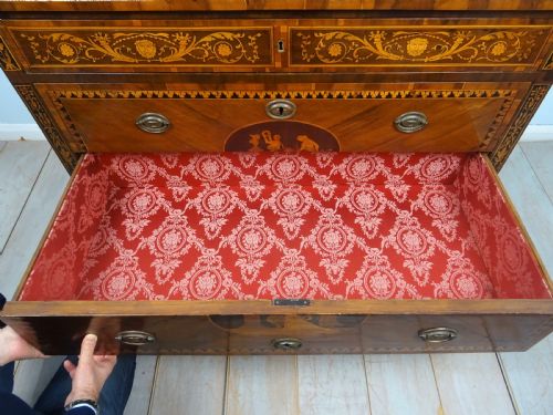 ANTIQUE ITALIAN NEOCLASSICAL COMMODE IN THE MANNER OF MAGGIOLINI - ADDITIONAL PHOTO 13