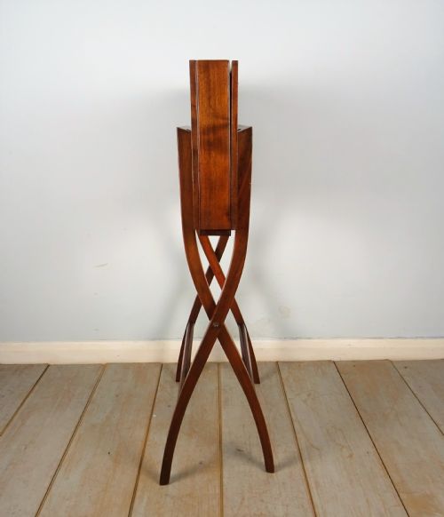 MAHOGANY CAMPAIGN FOLDING DESK COACHING TABLE - ADDITIONAL PHOTO 1