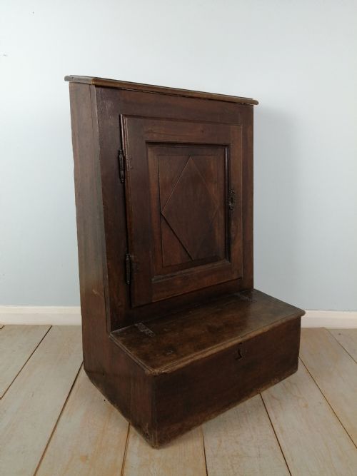 antique italian priedieu cabinet - CATEGORY: ANTIQUE FURNITURE - DATED 1800