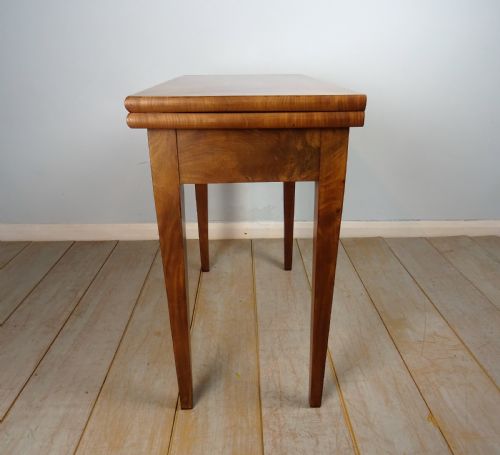 FIGURED MAHOGANY 19TH CENT FRENCH CARDGAMES TABLE - ADDITIONAL PHOTO 5