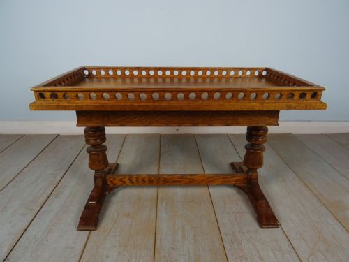 OAK ARTS CRAFTS COFFEE TABLE - ADDITIONAL PHOTO 3