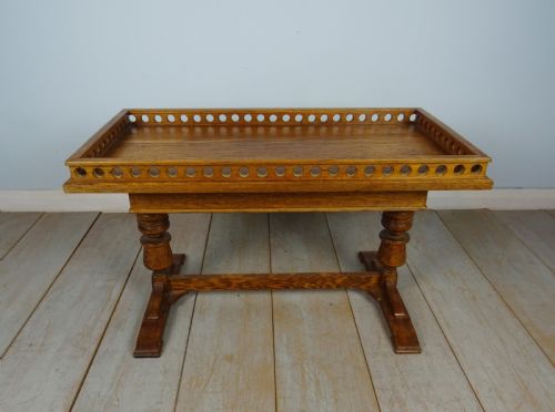 OAK ARTS CRAFTS COFFEE TABLE - ADDITIONAL PHOTO 8