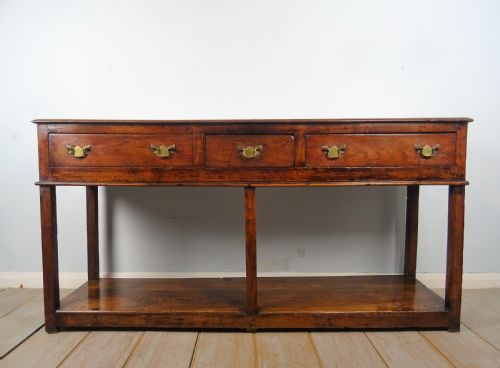 small antique georgian oak dresser - CATEGORY: ANTIQUE SIDEBOARDS - DATED GEORGIAN