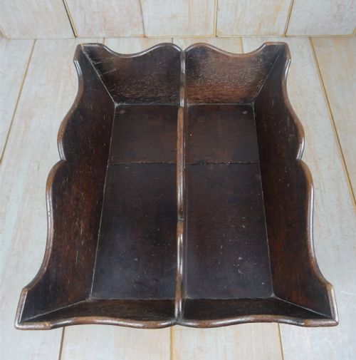 ANTIQUE GEORGIAN CUTLERY TRAY ON STAND - ADDITIONAL PHOTO 3
