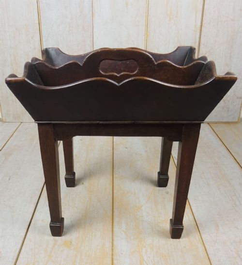 ANTIQUE GEORGIAN CUTLERY TRAY ON STAND - ADDITIONAL PHOTO 9