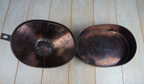 ANTIQUE ROYAL NAVY TOLEWARE HAT BOX - ADDITIONAL PHOTO 7