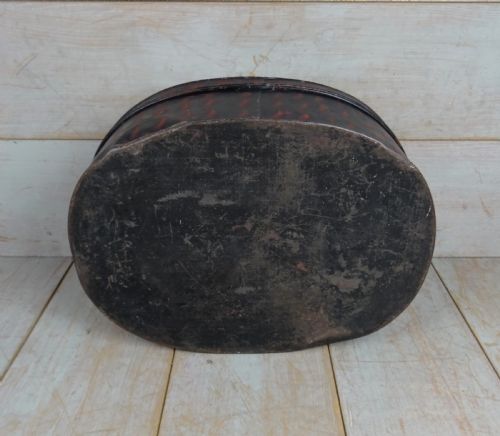 ANTIQUE ROYAL NAVY TOLEWARE HAT BOX - ADDITIONAL PHOTO 9