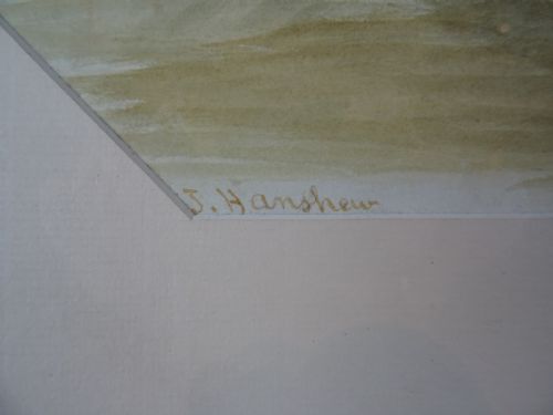 ANTIQUE WATERCOLOUR PORTRAIT OF A YOUNG GIRL - ADDITIONAL PHOTO 2