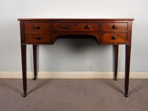 ANTIQUE GEORGIAN MAHOGANY DESK - ADDITIONAL PHOTO 1