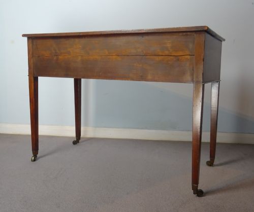 ANTIQUE GEORGIAN MAHOGANY DESK - ADDITIONAL PHOTO 4