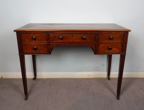 ANTIQUE GEORGIAN MAHOGANY DESK - ADDITIONAL PHOTO 11