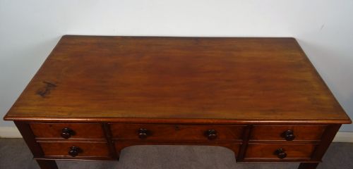 ANTIQUE GEORGIAN MAHOGANY DESK - ADDITIONAL PHOTO 12