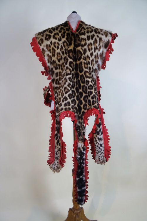 CAMPAIGN MILITARY DRUMMER'S LEOPARD SKIN TAXIDERMY APRON BOER WAR - ADDITIONAL PHOTO 12