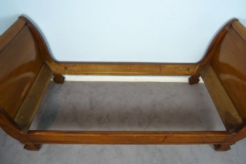 ANTIQUE ITALIAN SLEIGH BED LIT BATEAU - ADDITIONAL PHOTO 8