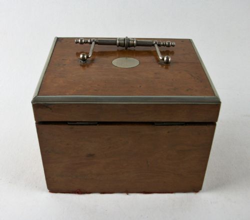 ANTIQUE BURR MAPLE TEA CADDY - ADDITIONAL PHOTO 1