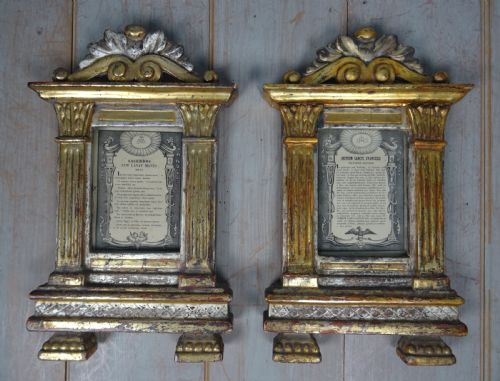 ANTIQUE ITALIAN CARTAGLORIA ALTAR GILT FRAMES - ADDITIONAL PHOTO 3