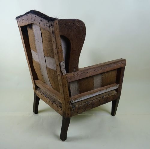 ANTIQUE CHILDS WING CHAIR - ADDITIONAL PHOTO 1