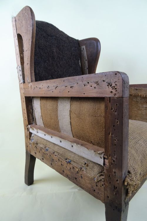 ANTIQUE CHILDS WING CHAIR - ADDITIONAL PHOTO 8