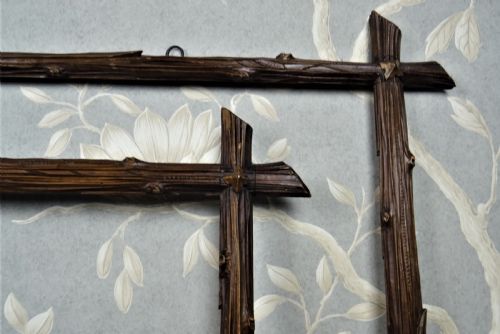 PAIR OF HAND CARVED BLACK FOREST FRAMES - ADDITIONAL PHOTO 6