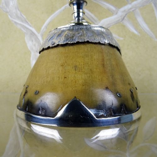 C19TH SILVER PLATED STUDENT LAMP BY ROLAND WARD - ADDITIONAL PHOTO 3