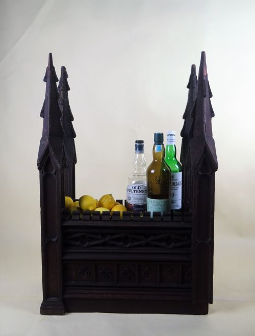 ANTIQUE OAK GOTHIC ARCHITECTURAL ELEMENT - ADDITIONAL PHOTO 6