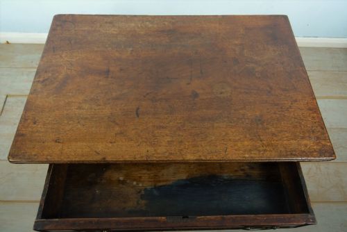 ELEGANT COUNTRY GEORGIAN SMALL SIDE TABLE OR WRITING DESK - ADDITIONAL PHOTO 5