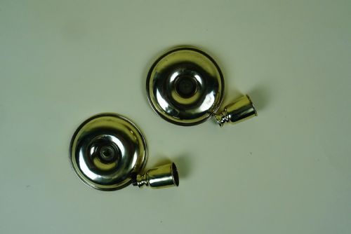 PAIR OF BRASS CAMPAIGN BRIGHTON BUN TRAVELLING CANDLESTICKS - ADDITIONAL PHOTO 5