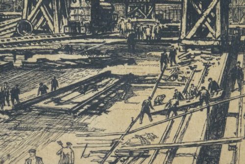 SYDNEY ROBERT JONES 1881 1966 RARE ORIGINAL ETCHING - ADDITIONAL PHOTO 4