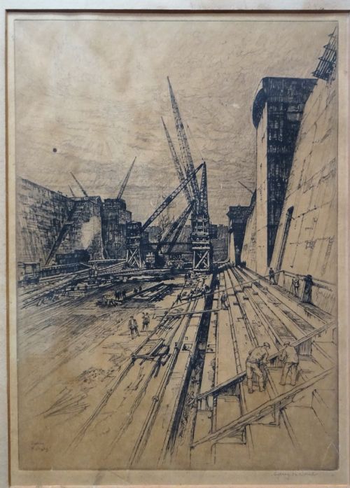 SYDNEY ROBERT JONES 1881 1966 RARE ORIGINAL ETCHING - ADDITIONAL PHOTO 5
